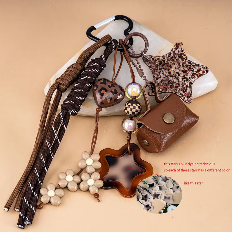 Luxury Keychain Bag Charm & Coin Purse - Handmade Tassel