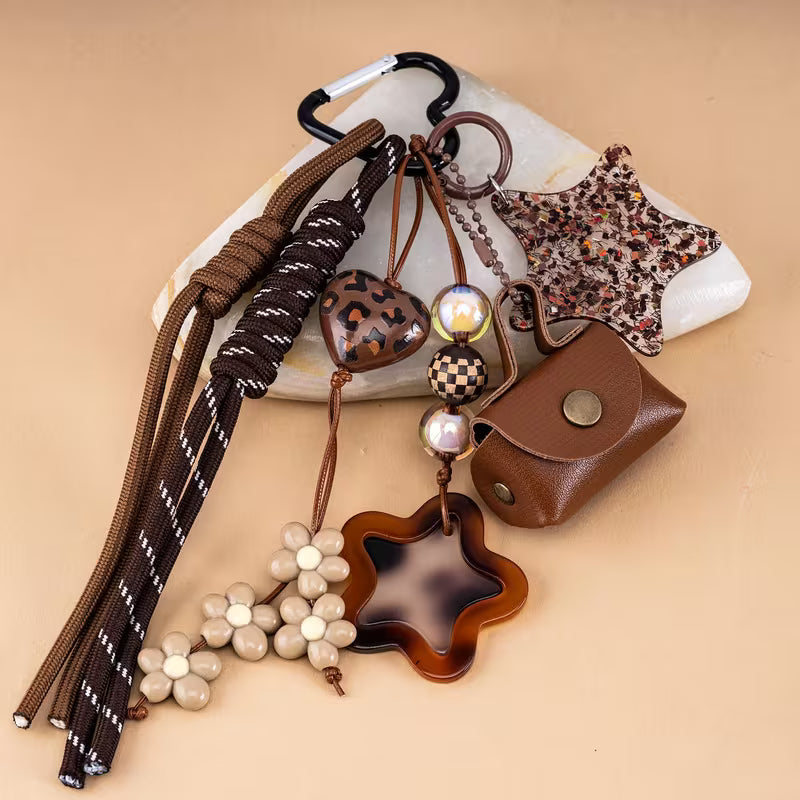 Luxury Keychain Bag Charm & Coin Purse - Handmade Tassel