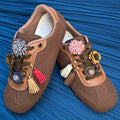 Handmade Boho Tassel Lace Clips Set (8-12pcs)