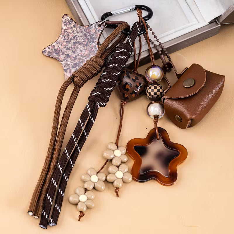 Luxury Keychain Bag Charm & Coin Purse - Handmade Tassel