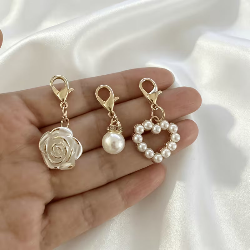 6-Piece 6-Piece Shoe Charms Set with Lobster Clasp